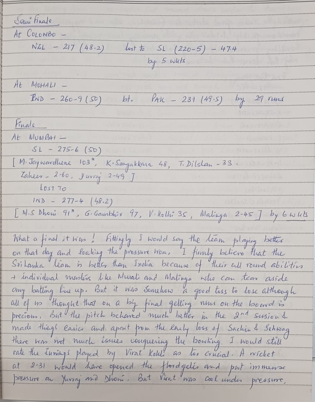 Handwritten Insight