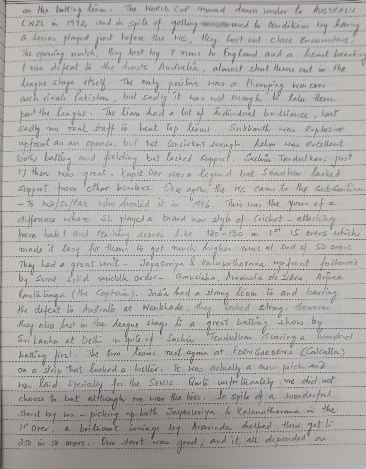 Handwritten Insight