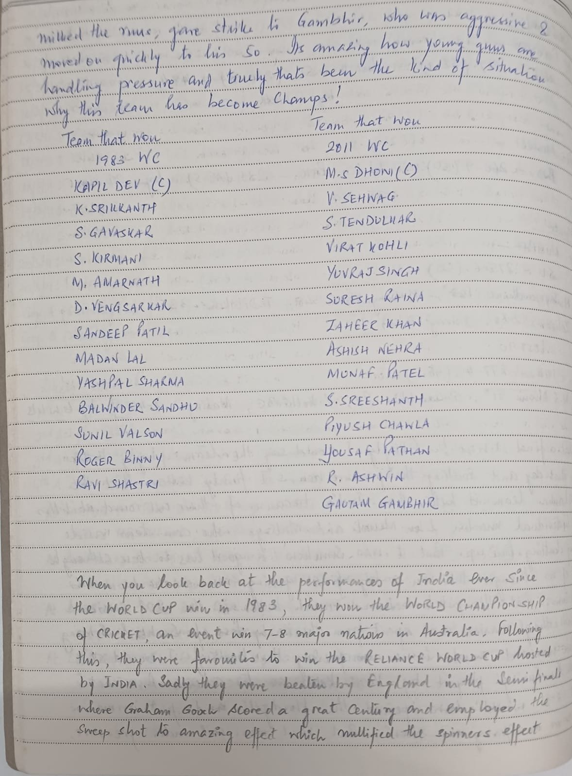 Handwritten Insight